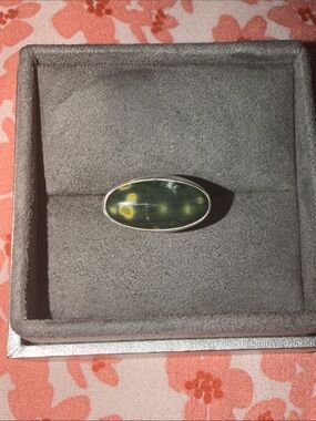 Ocean Jasper Silver Ring